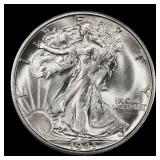 1943-s Walking Liberty Half Dollar Near Top Pop 50