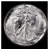1942-d Walking Liberty Half Dollar Near Top Pop 50