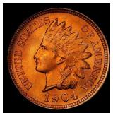 1904 Indian Cent . 1c ms66+ rd SEGS
