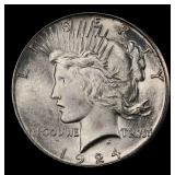 1924-s Peace Dollar $1 ms64 SEGS