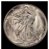 1945-s Walking Liberty Half Dollar TOP POP! 50c ms