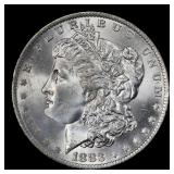 1883-o Morgan Dollar $1 Grades ms65