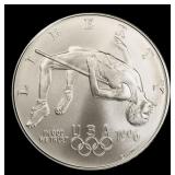 1996-d Olympics High Jump Modern Commem Dollar $1