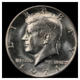 1971-d Kennedy Half Dollar Near Top Pop 50c ms67+