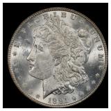 1891-p Morgan Dollar $1 Grades ms63