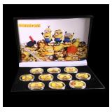 10 Coin Minions Gold Plated Round Collection