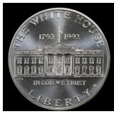 1992-d White House Modern Commem Dollar $1 ms70 SE