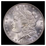 1883-p Morgan Dollar $1 Grades ms66
