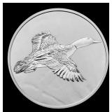 Gun & Rod (Duck) Style - 1 oz Silver Round Round
