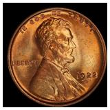 1922-d Lincoln Cent 1c ms65 rd SEGS