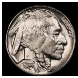 1934-d Buffalo Nickel 5c ms65+ SEGS