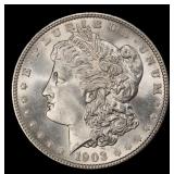 1903-p Morgan Dollar Near Top Pop! $1 ms67 SEGS