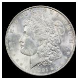 1891-p Morgan Dollar $1 Grades ms62+