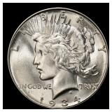 1934-d Peace Dollar $1 Grades ms64