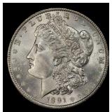 1891-p Morgan Dollar $1 Grades ms64