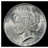 1926-p Peace Dollar $1 Grades ms65