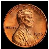 1975-d Lincoln Cent Near Top Pop 1c ms67+ rd SEGS