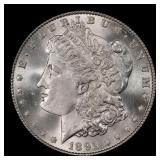 1891-p Morgan Dollar $1 ms65 SEGS