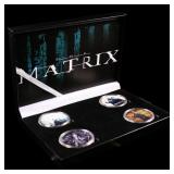 4 Coin Matrix Gold Plated Round Collection