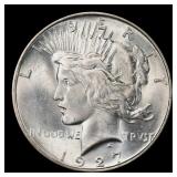 1927-d Peace Dollar $1 ms64 SEGS