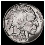 1936-d Buffalo Nickel TOP POP! 5c ms68 SEGS