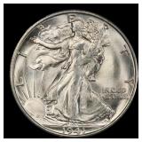 1941-s Walking Liberty Half Dollar 50c Grades ms65