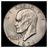 1978-p Eisenhower Dollar Near Top Pop $1 ms66 SEGS