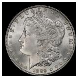 1889-p Morgan Dollar $1 ms66 SEGS