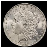 1885-o Morgan Dollar $1 Grades ms63