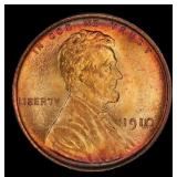1910-p Lincoln Cent TOP POP! 1c ms67+ rd SEGS