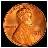 1976-p Lincoln Cent Near Top Pop 1c ms67+ rd SEGS
