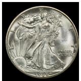 1936-d Walking Liberty Half Dollar TOP POP! 50c ms
