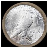 OC- Sears 10 Coin Circulated Peace Dollar $1 Roll
