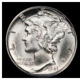 1941-d Mercury Dime 10c ms67 fsb SEGS