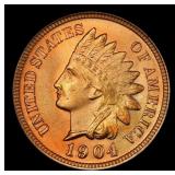 1904 Indian Cent Near Top Pop! 1c ms67 rd SEGS