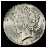 1926-p Peace Dollar $1 Grades ms65