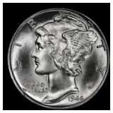 1944-d Mercury Dime Near Top Pop! 10c ms68 FSB SEG