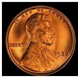 1933-p Lincoln Cent Near Top Pop 1c ms67+ rd SEGS