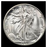 1943-s Walking Liberty Half Dollar Near Top Pop 50