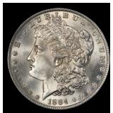 1884-o Morgan Dollar $1 Grades ms64
