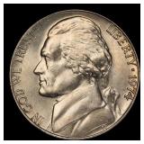 1974-p Jefferson Nickel Near Top Pop 5c ms66+ 5fs