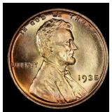 1935-p Lincoln Cent Near Top Pop 1c ms68 rd SEGS