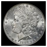 1886-p Morgan Dollar $1 Grades ms62