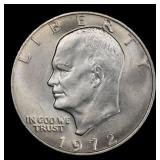 1972-p Ty 2 Eisenhower Dollar $1 ms65 SEGS