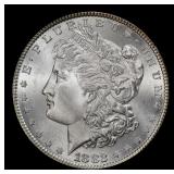 1882-p Morgan Dollar $1 Grades ms65+