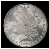 1878-p 7tf Morgan Dollar $1 ms65+ SEGS