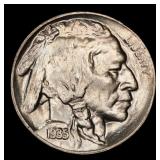 1935-d Buffalo Nickel Near Top Pop 5c ms67 SEGS