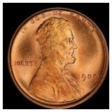 1909 VDB Lincoln Cent 1c ms66+ rd SEGS
