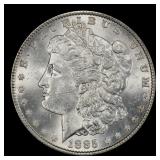 1885-p Morgan Dollar $1 Grades ms63