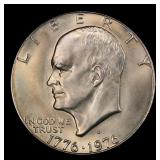 1976-d Ty 1 Eisenhower Dollar Near Top Pop $1 ms67